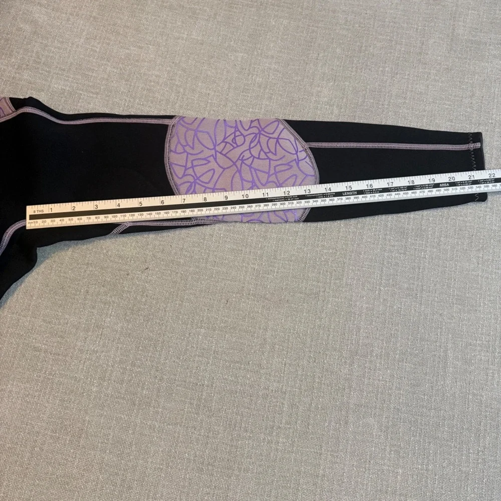 Vofiw Kids Wetsuit Size 8 Black Purple Neoprene Full Body Thermal Swimsuit Scuba